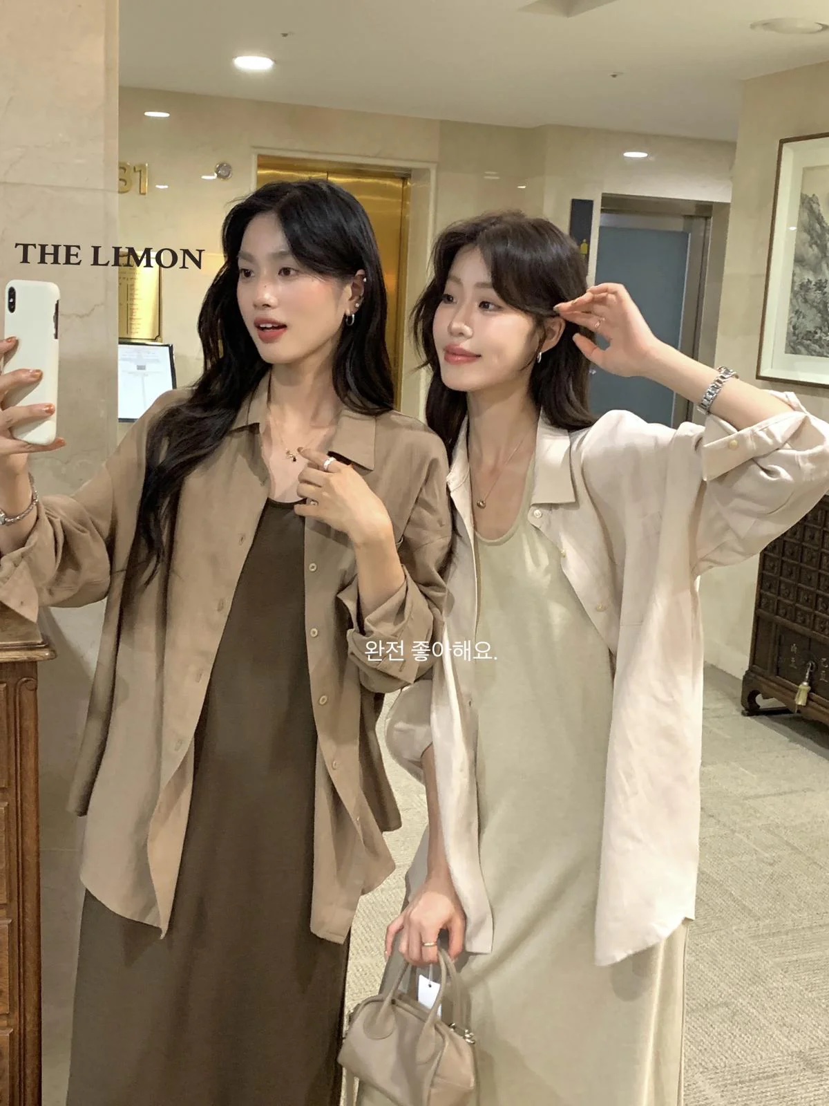 天絲麻百搭通勤簡約外套襯衫:圖片 8