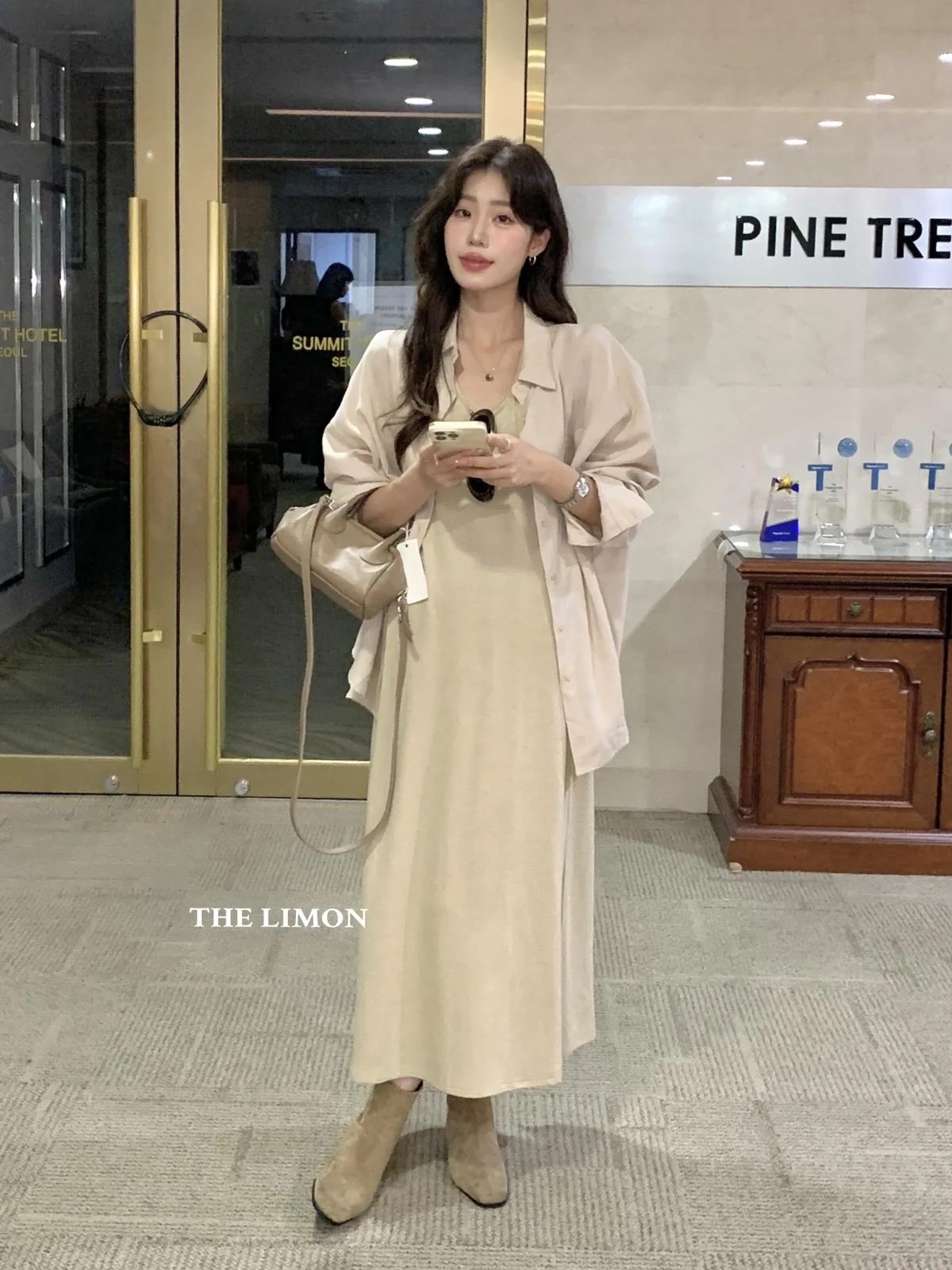 天絲麻百搭通勤簡約外套襯衫:圖片 7