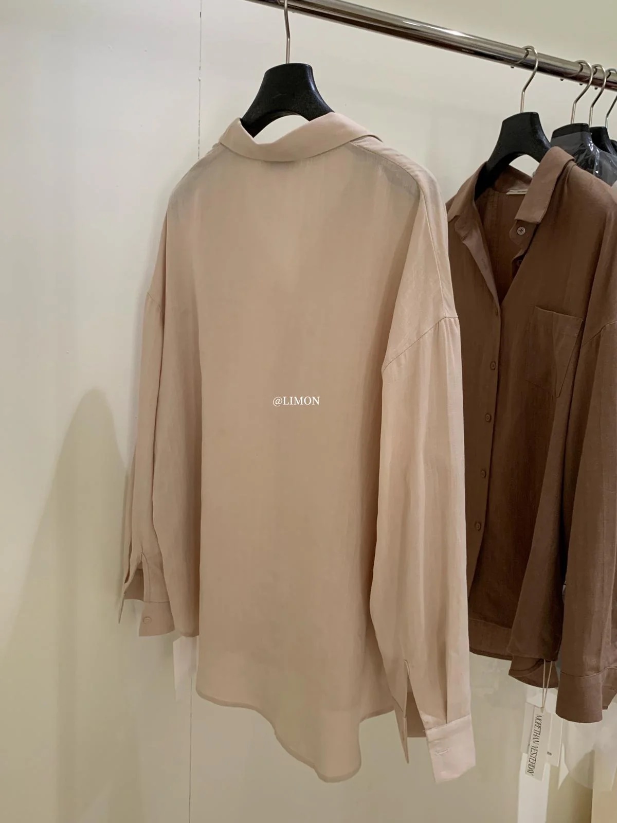 天絲麻百搭通勤簡約外套襯衫:圖片 3