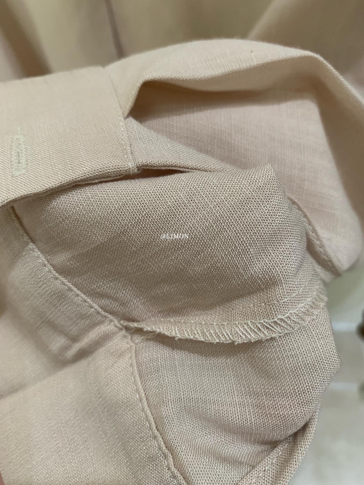 天絲麻百搭通勤簡約外套襯衫:圖片 2