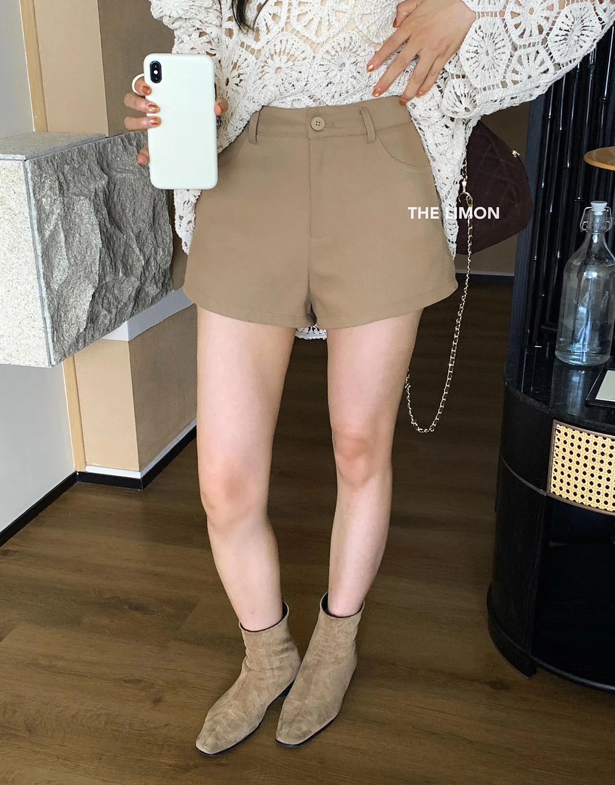 遮胯絕了!高腰顯瘦顯腿長休閒短褲:圖片 7