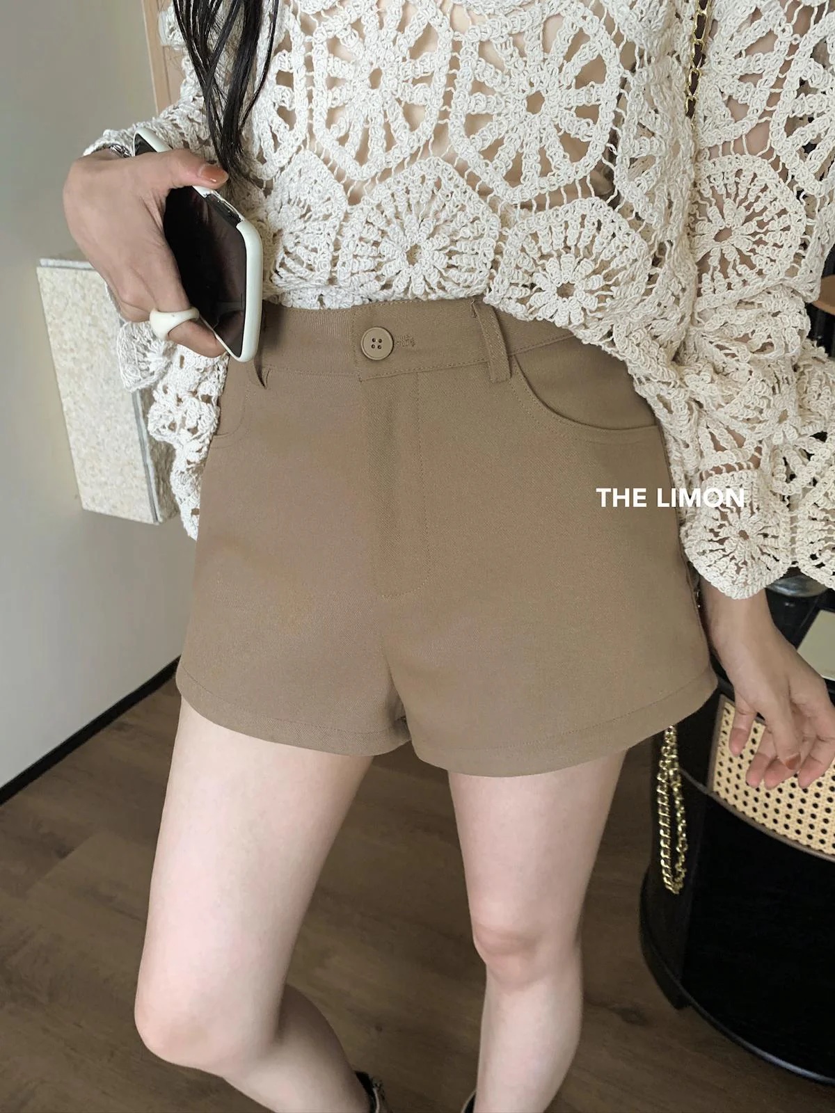遮胯絕了!高腰顯瘦顯腿長休閒短褲:圖片 4